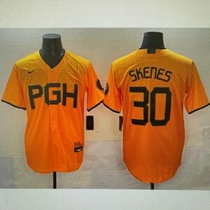 30 Paul Skenes Jersey Stitched Yellow💛